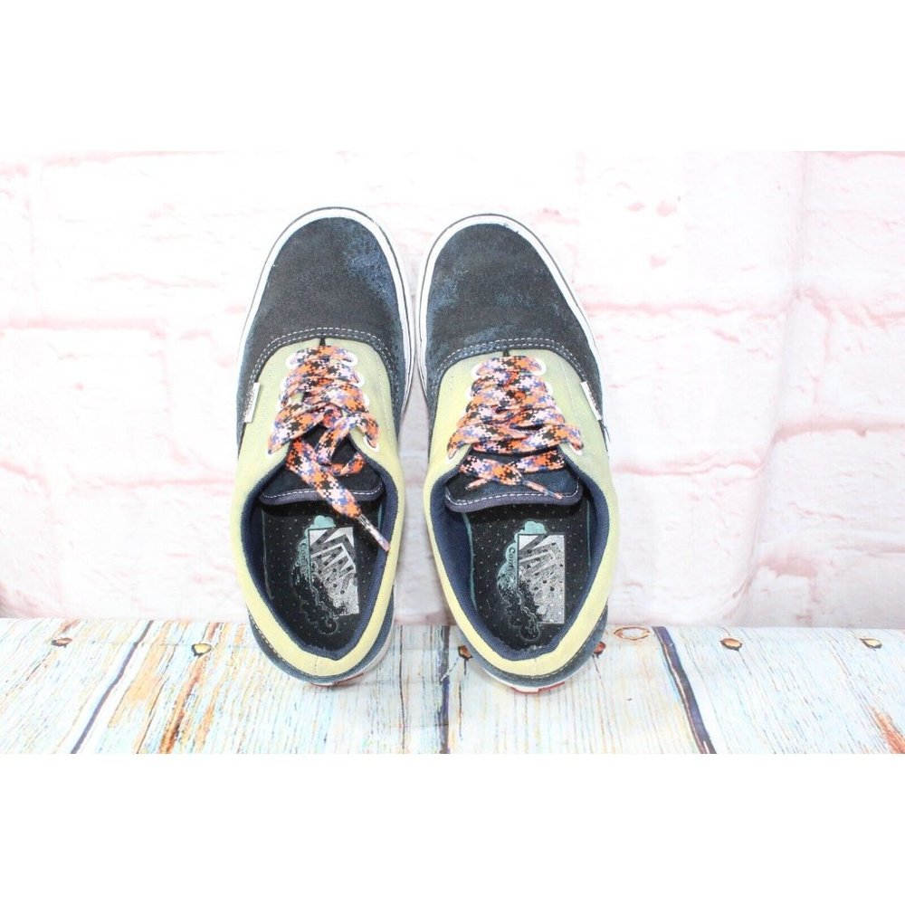 Vans Blue Green Suede Fabric Low Top Skateboarding Sneakers Shoes Size M 6.5 L 8 - Picture 6 of 9